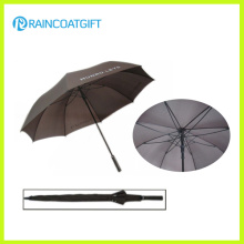 2015 High Quality Solid Rod Pongee Fiberglass Promotional Golf Umbrella